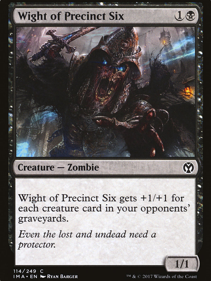 Wight of Precinct Six (Iconic Masters) 1