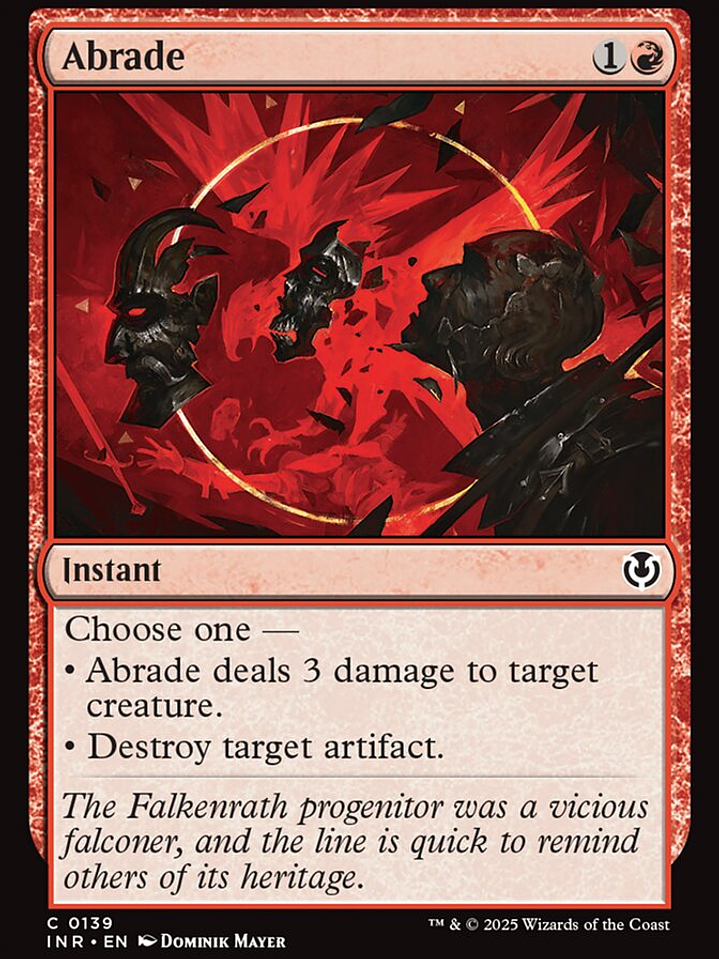 Abrade (Innistrad Remastered) 1