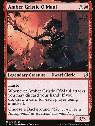 Amber Gristle O'Maul (Commander Legends: Battle for Baldur's Gate)