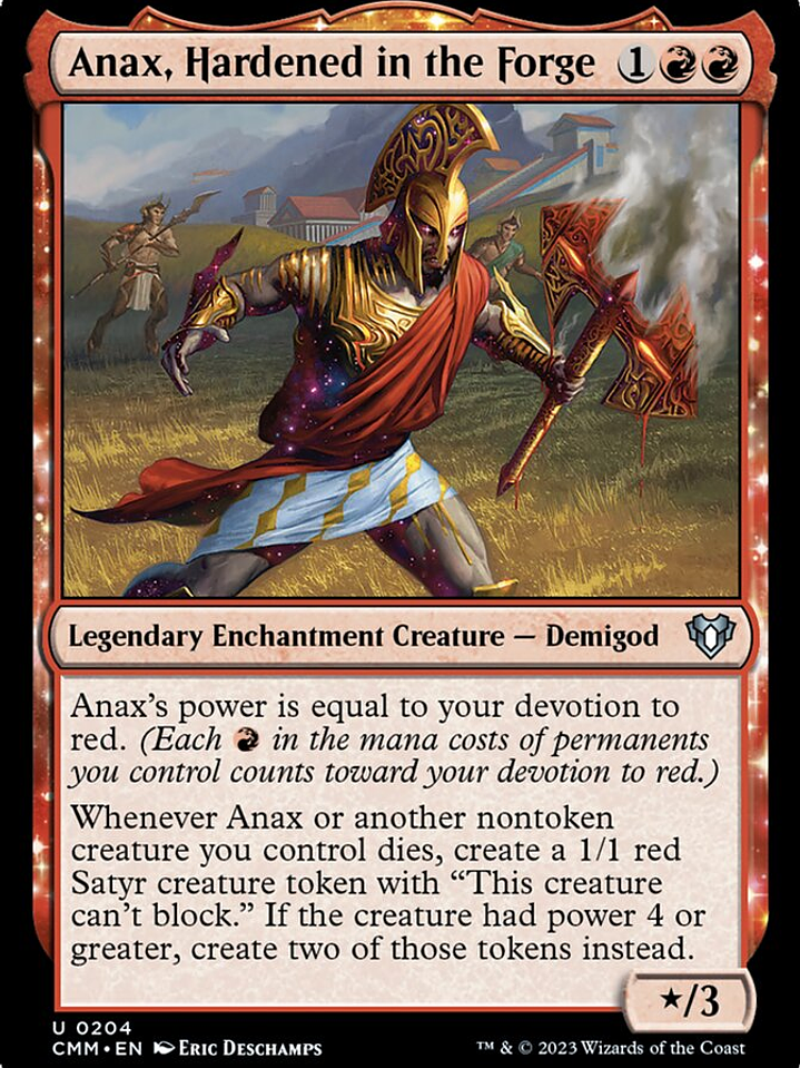 Anax, Hardened in the Forge (Commander Masters) 1