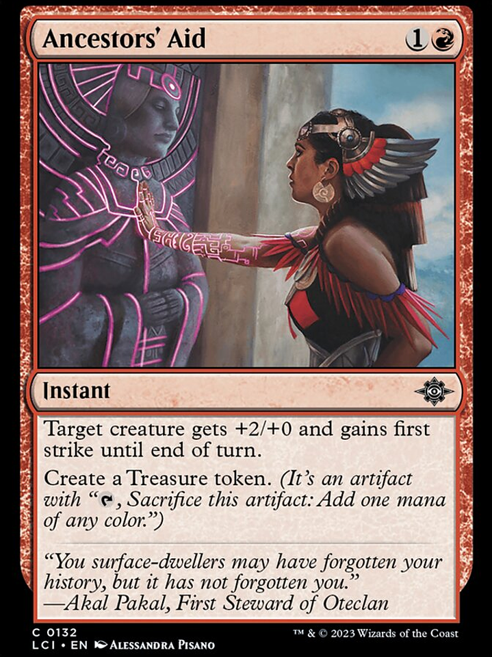 Ancestors' Aid (The Lost Caverns of Ixalan) 1