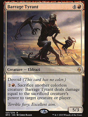 Barrage Tyrant (Battle for Zendikar)