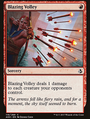 Blazing Volley (Amonkhet)