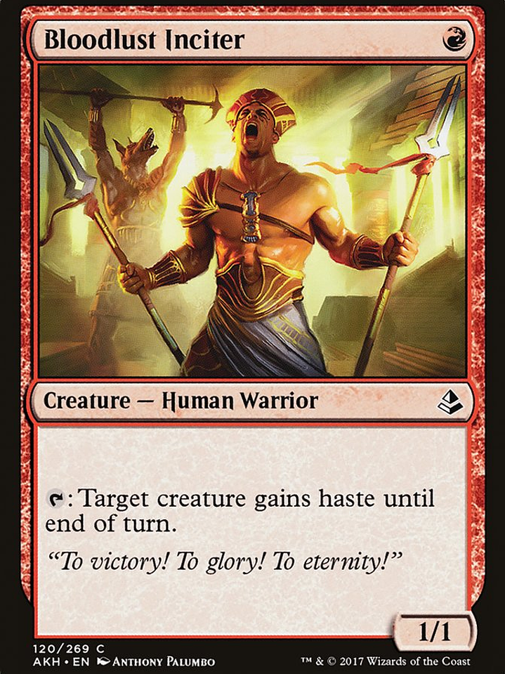 Bloodlust Inciter (Amonkhet) 1