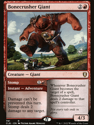 Bonecrusher Giant // Stomp (Commander Legends: Battle for Baldur's Gate)