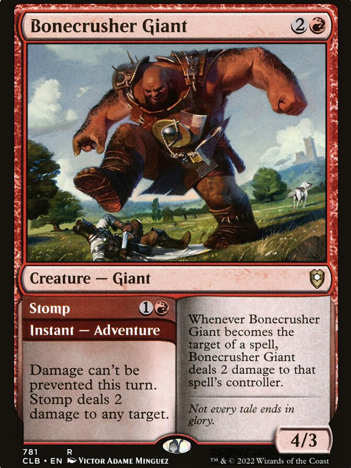 Bonecrusher Giant // Stomp (Commander Legends: Battle for Baldur's Gate) 1