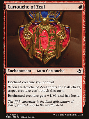 Cartouche of Zeal (Amonkhet)