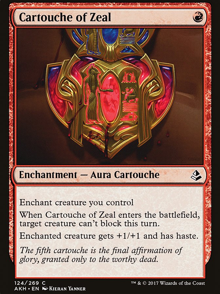 Cartouche of Zeal (Amonkhet) 1