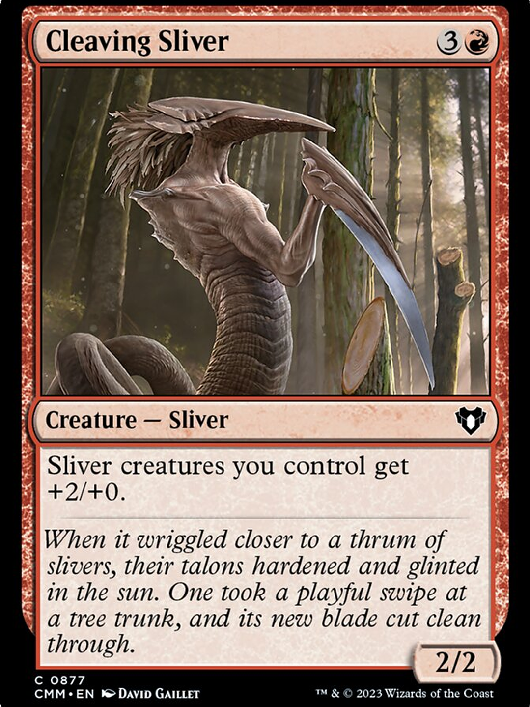 Cleaving Sliver (Commander Masters) 1