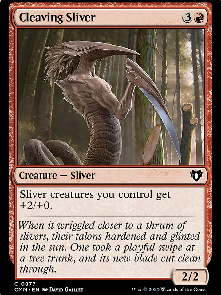 Cleaving Sliver (Commander Masters) 1