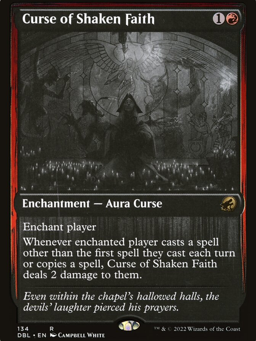 Curse of Shaken Faith (Innistrad: Double Feature) 1