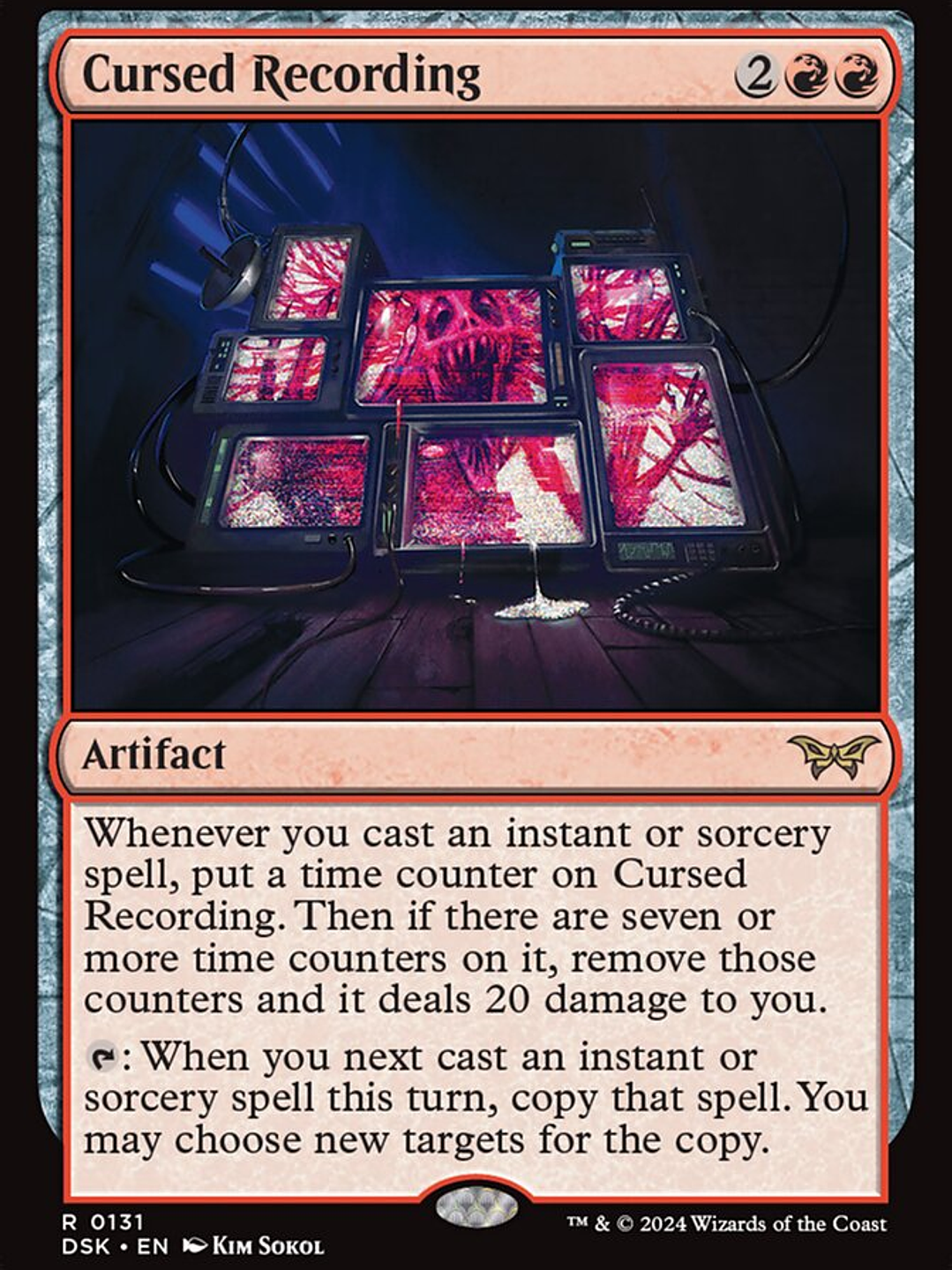 Cursed Recording (Duskmourn: House of Horror) 1