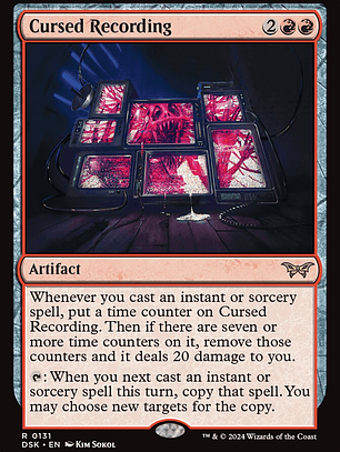 Cursed Recording (Duskmourn: House of Horror)