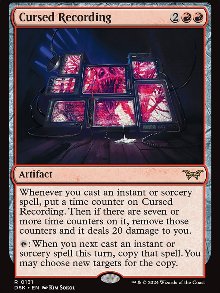 Cursed Recording (Duskmourn: House of Horror) 1