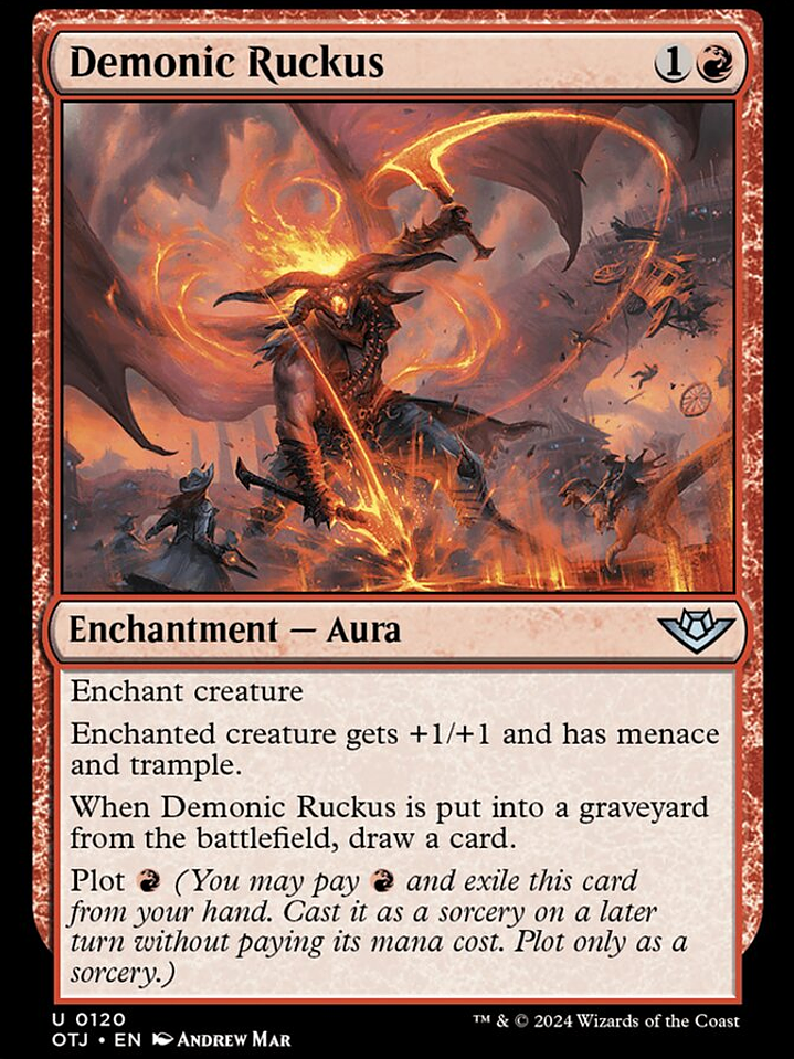 Demonic Ruckus (Outlaws of Thunder Junction) 1