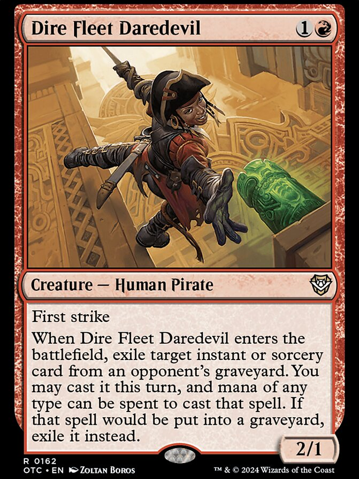 Dire Fleet Daredevil (Outlaws of Thunder Junction Commander) 1