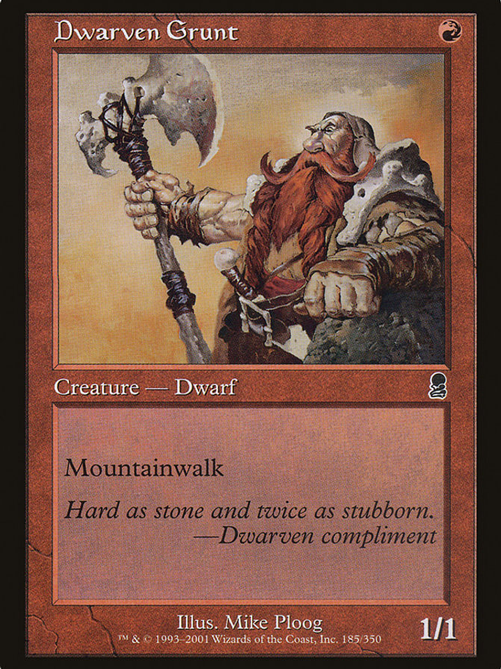 Dwarven Grunt (Odyssey) 1