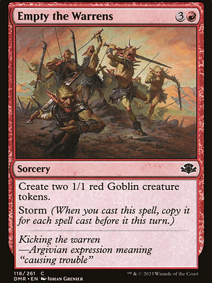 Empty the Warrens (Dominaria Remastered)
