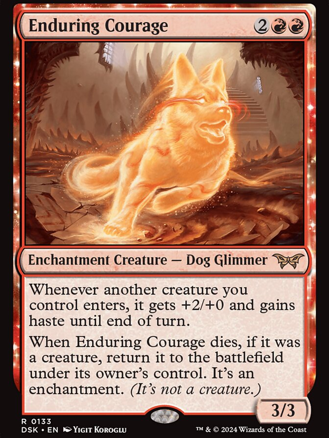 Enduring Courage (Duskmourn: House of Horror) 1