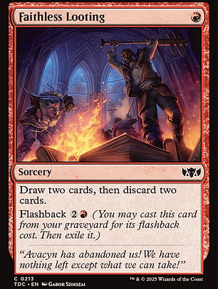 Faithless Looting (Tarkir: Dragonstorm Commander)