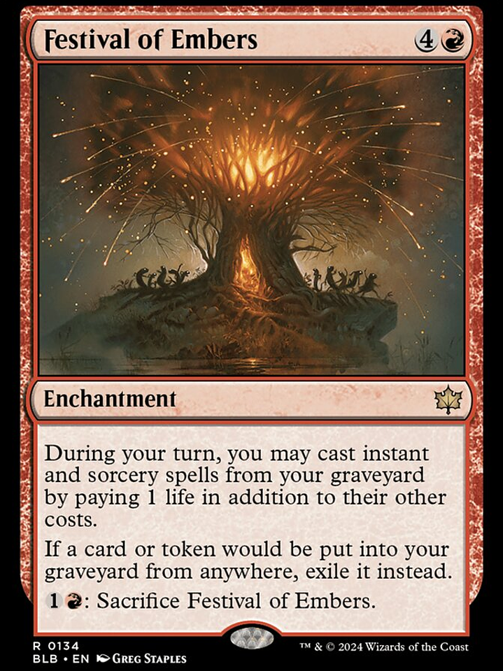 Festival of Embers (Bloomburrow) 1