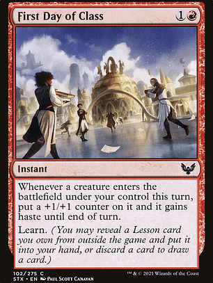 First Day of Class (Strixhaven: School of Mages)