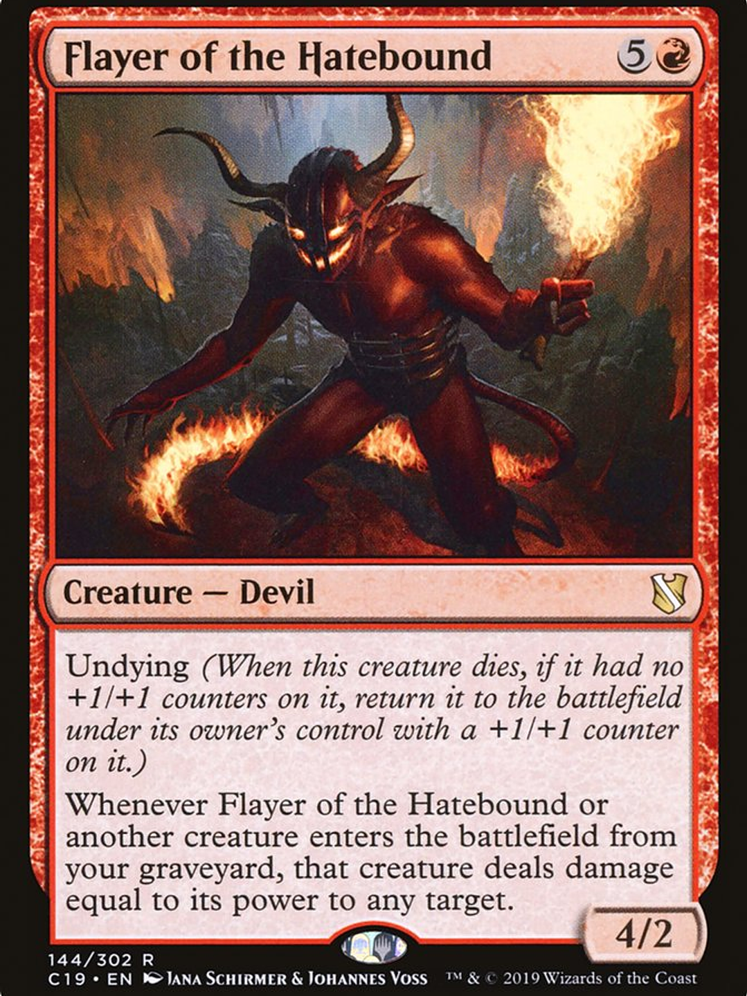 Flayer of the Hatebound (Commander 2019) 1