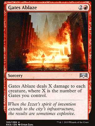 Gates Ablaze (Ravnica Allegiance)