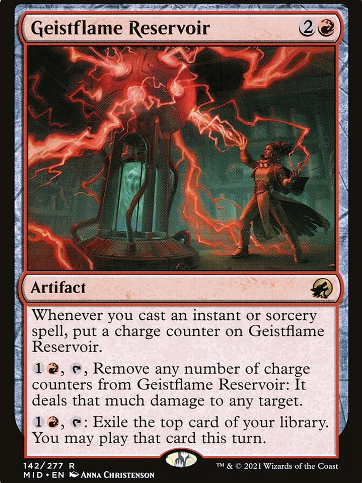 Geistflame Reservoir (Innistrad: Midnight Hunt) 1
