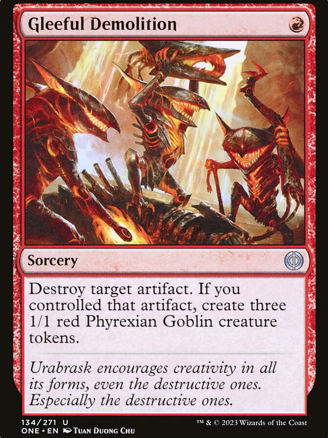Gleeful Demolition (Phyrexia: All Will Be One) 1