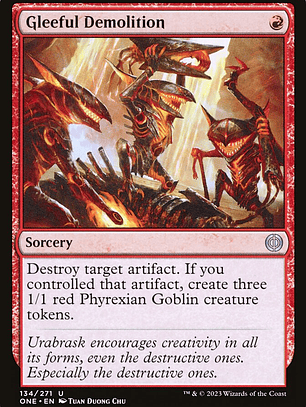Gleeful Demolition (Phyrexia: All Will Be One)