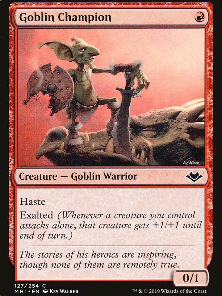 Goblin Champion (Modern Horizons) 1