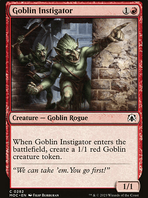 Goblin Instigator (March of the Machine Commander)