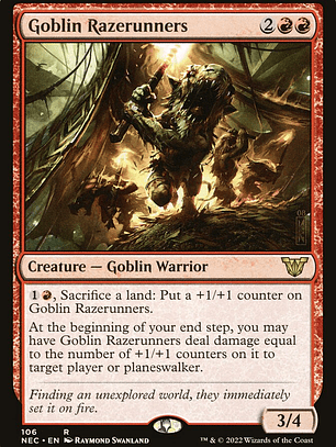 Goblin Razerunners (Neon Dynasty Commander)