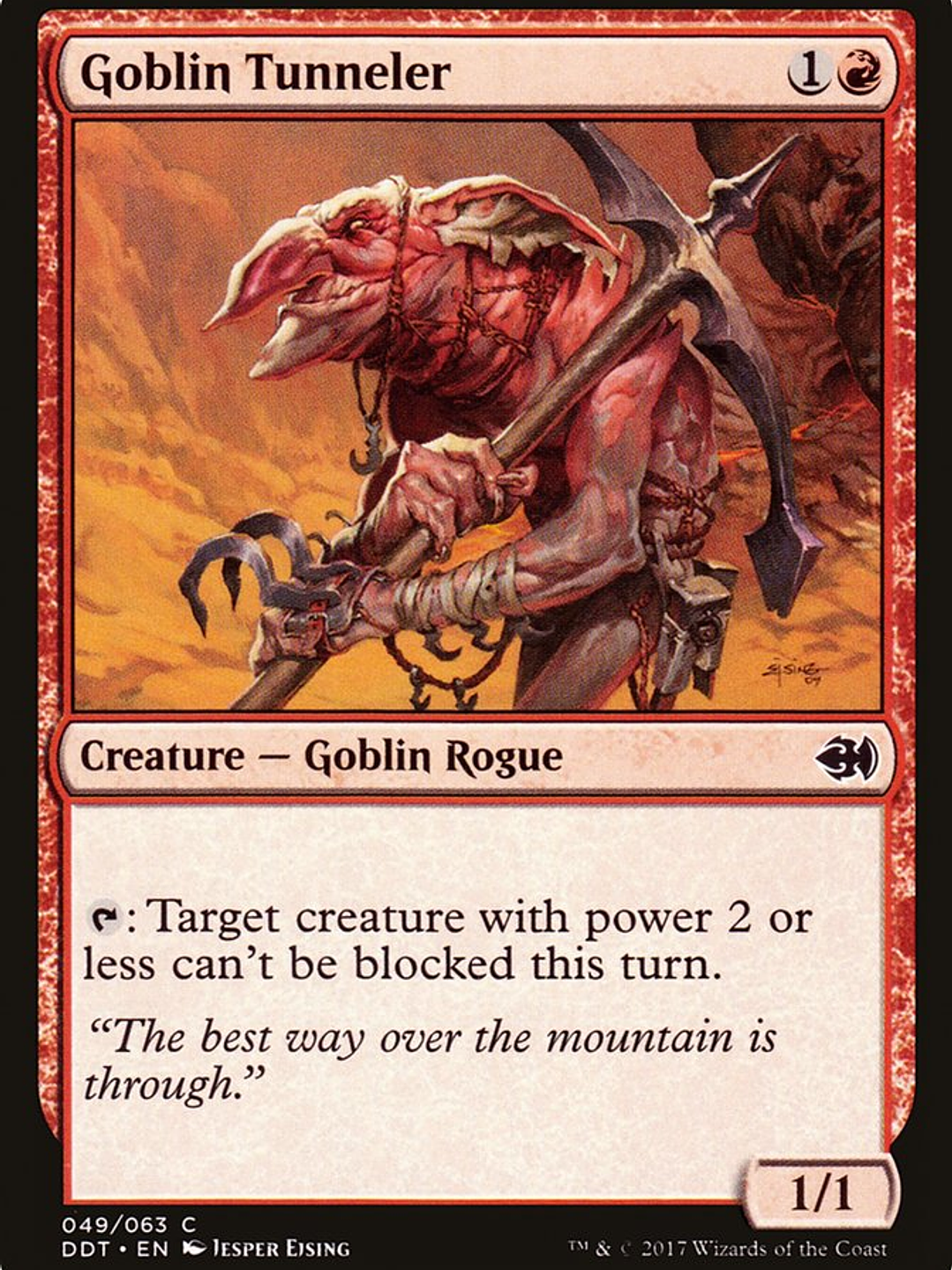 Goblin Tunneler (Duel Decks: Merfolk vs. Goblins) 1