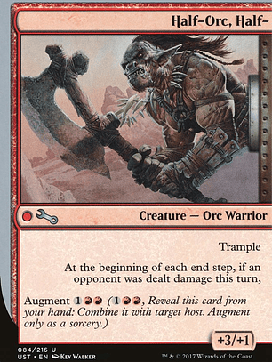 Half-Orc, Half- (Unstable)