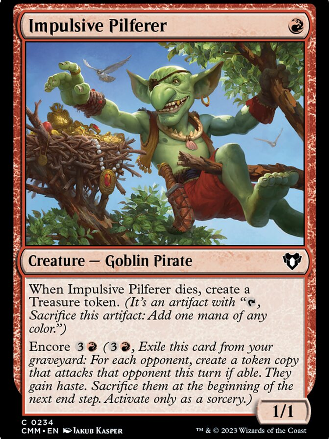 Impulsive Pilferer (Commander Masters) 1