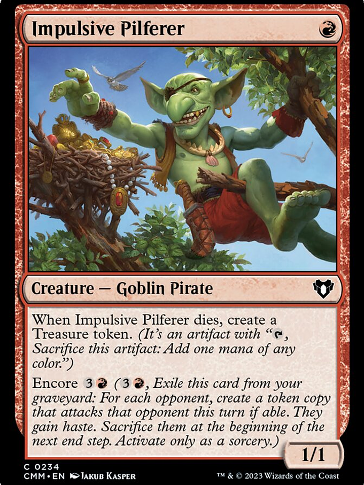 Impulsive Pilferer (Commander Masters) 1