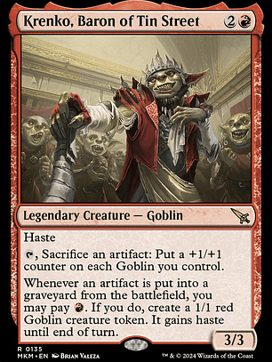 Krenko, Baron of Tin Street (Murders at Karlov Manor)