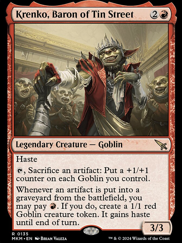 Krenko, Baron of Tin Street (Murders at Karlov Manor) 1