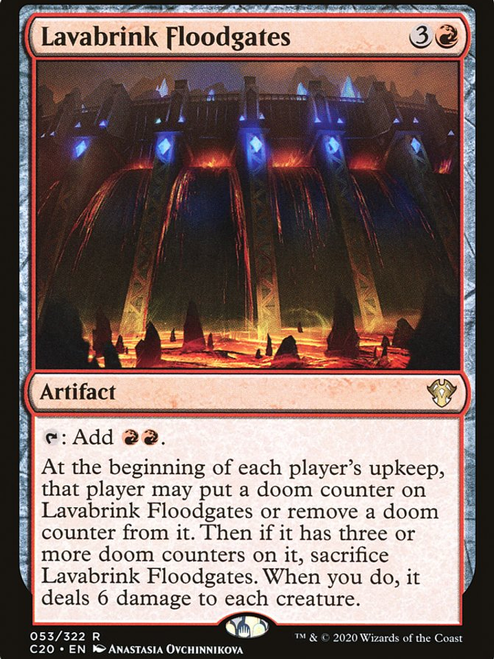 Lavabrink Floodgates (Commander 2020) 1