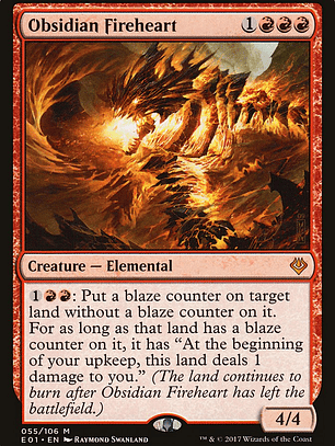Obsidian Fireheart (Archenemy: Nicol Bolas)