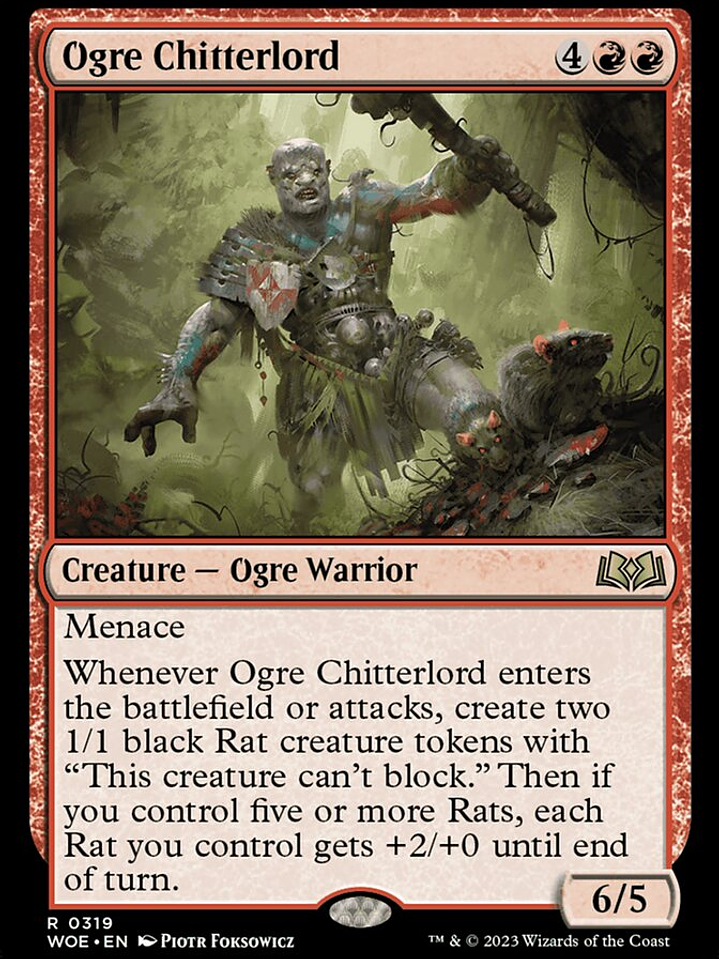 Ogre Chitterlord (Wilds of Eldraine) 1