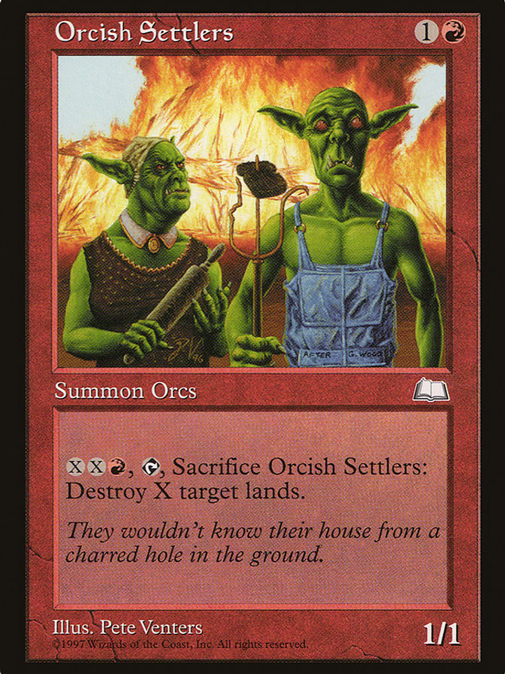 Orcish Settlers (Weatherlight) 1