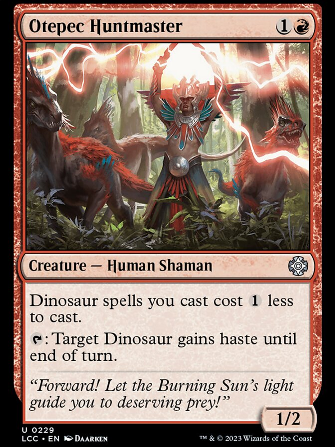 Otepec Huntmaster (The Lost Caverns of Ixalan Commander) 1