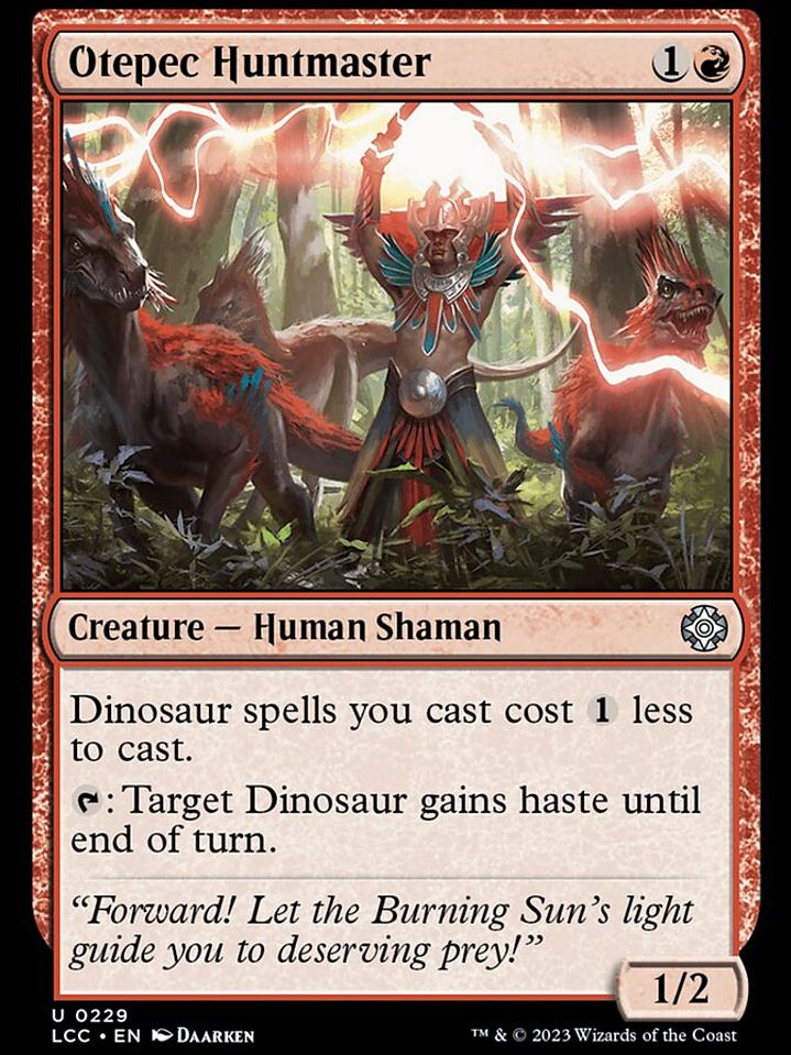 Otepec Huntmaster (The Lost Caverns of Ixalan Commander) 1