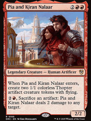 Pia and Kiran Nalaar (Aetherdrift Commander)