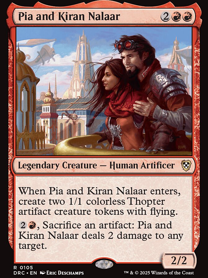 Pia and Kiran Nalaar (Aetherdrift Commander) 1