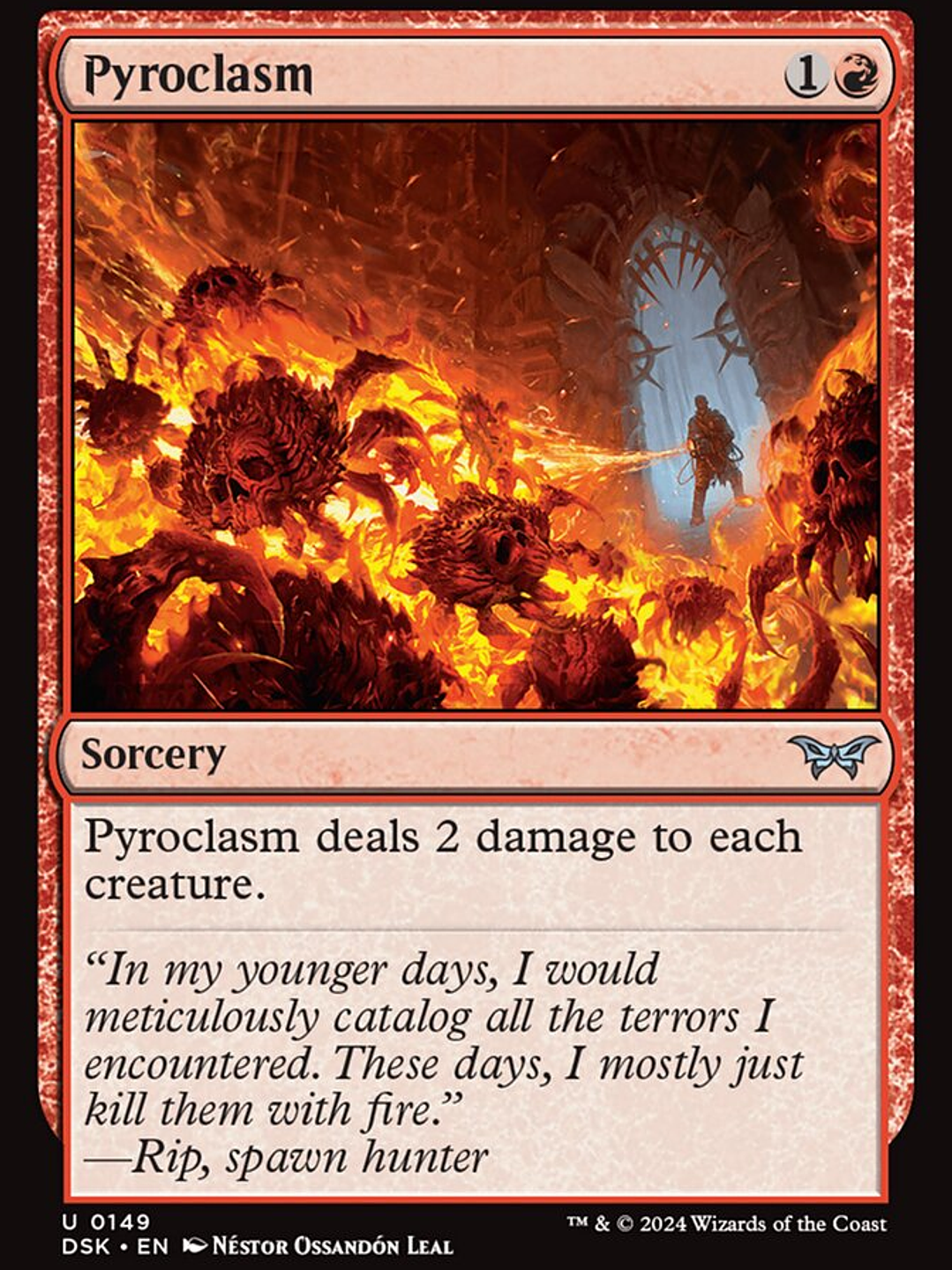 Pyroclasm (Duskmourn: House of Horror) 1