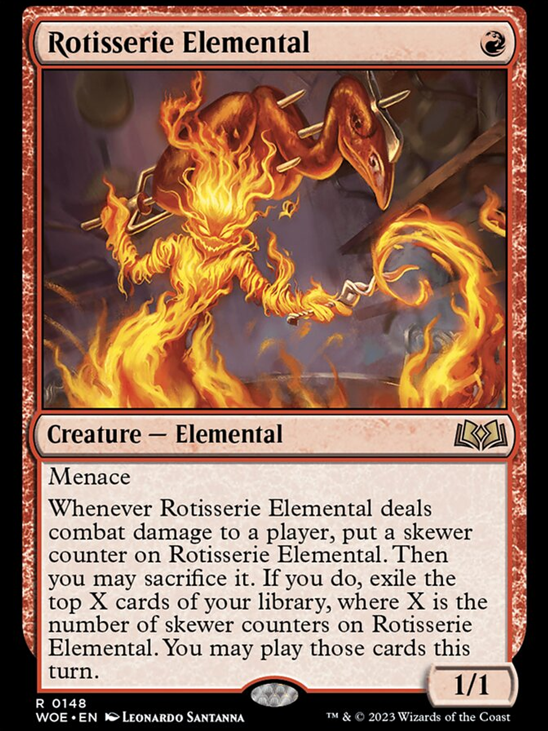 Rotisserie Elemental (Wilds of Eldraine) 1